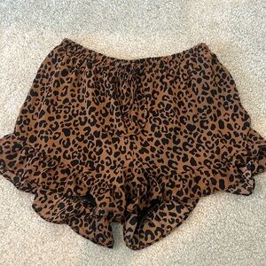 Cheetah Flowy Shorts